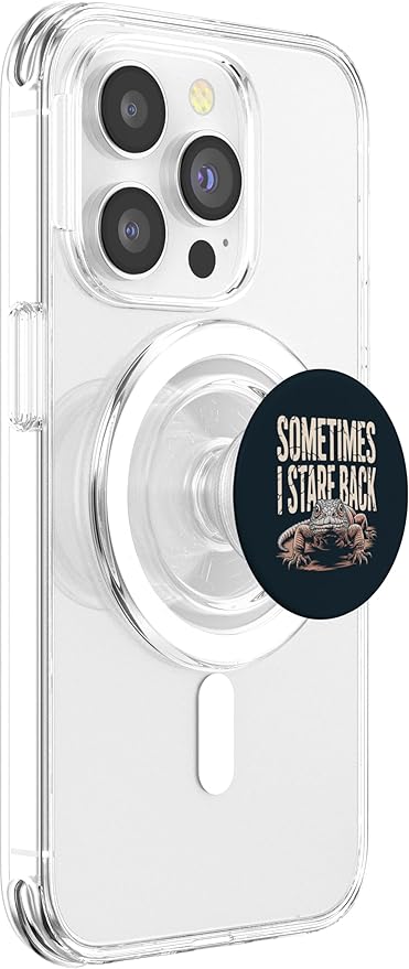 Uromastyx Owner Stare Back Uromastyx PopSockets PopGrip for MagSafe