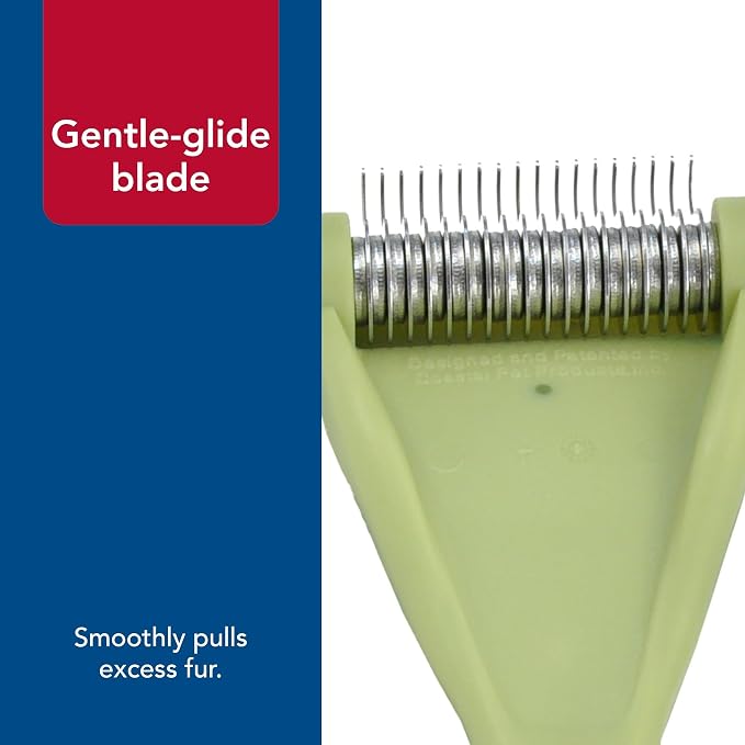 Coastal Pet Safari Shed Magic Deshedding Tool for Dogs with Medium to Long Hair - Deshedding & Detangling Dog Brush - Small