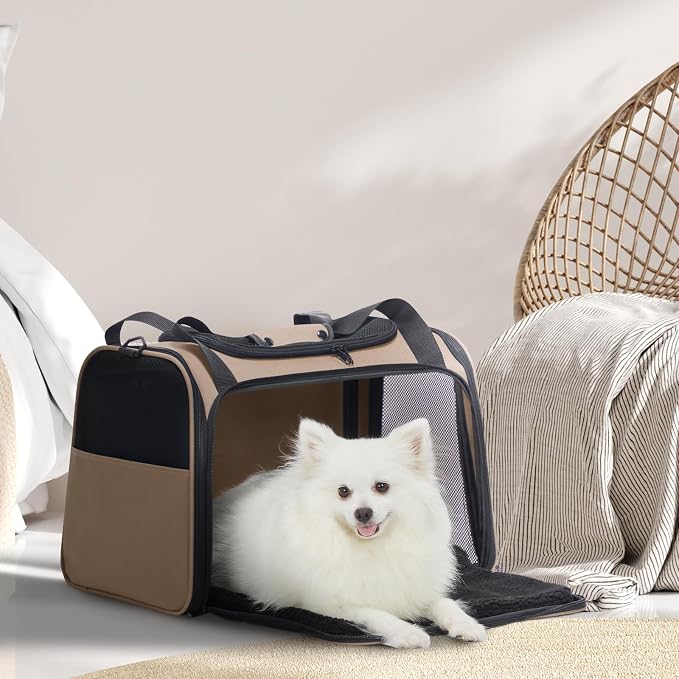 PETSFIT Soft-Sided Cat Carrier for Medium Cats up to 25 lbs