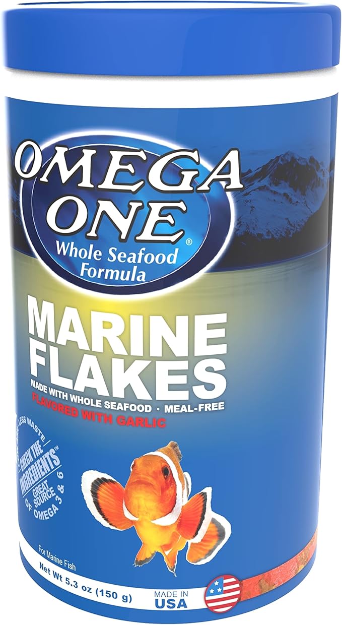 Omega One Garlic Marine Flakes, 5.3 oz