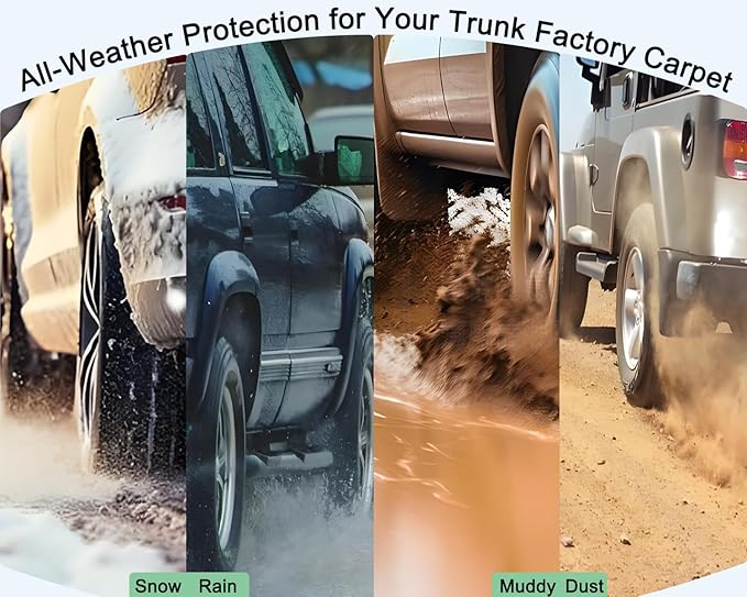 RAV4 Floor Mats Compatible with Toyota RAV-4 2007-2012，All Weather Protection Waterproof Durable Anti-Slip Odorless Custom-fit TPE Floor Liner Front and Rear Row Set