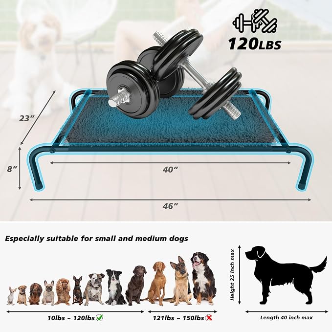 Rundik Snuffle Mat for Dogs, Interactive Puzzle Toys Feeding Games for Pets | 23'' x 40'' Elevated Sniff Mat for Boredom Helps Slow Eating and Keep Busy Encourages Natural Foraging Skills Stress Relief