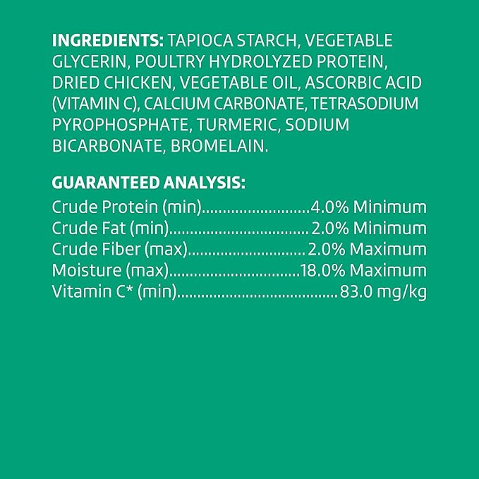 Wonder Bound Chicken Flavor Dental Sticks for Tiny Dogs (5-20 lbs), 6-Ridge Shape for Plaque & Tartar Control, Freshens Breath, Made With Real Chicken, 108 Count