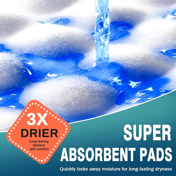 AAY Bed Pads Disposable 30" x 36" 50 Count, Chucks for Adult, Puppy | Extra Large Incontinence Pee Pads, Super Absorbency Underpads with Leakproof Protection for Elderly, Kids