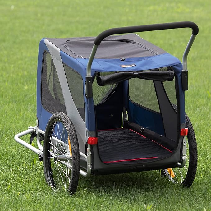 Doggyhut Luxury Pet Mattress, Veelar Sports Pet Bike Trailer and Stroller (Large (29.5''x20''x2''))