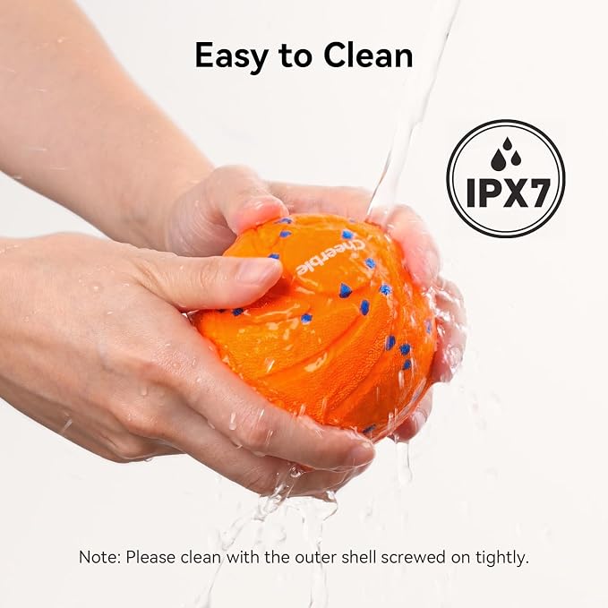 Cheerble Smart Interactive Dog Toy, Wicked Ball AIR, Automatic Moving, Bouncing, Rotating, IPX7 Waterproof Rating, Active Rolling Ball for Puppy, Medium and Large Dogs