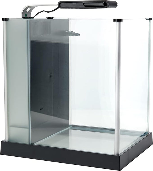 Fluval SPEC Freshwater Aquarium Kit, Aquarium with LED Lighting and 3-Stage Filtration, 2.6 Gallon, Black