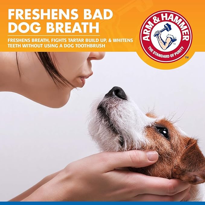 Arm & Hammer Tartar Control Dental Spray for Dogs, Mint Flavor Breath Freshener, Brushless Teeth Cleaning Oral Care with Baking Soda, Helps Reduce Plaque and Tartar Buildup, 4 Fl Oz - 2 Pack