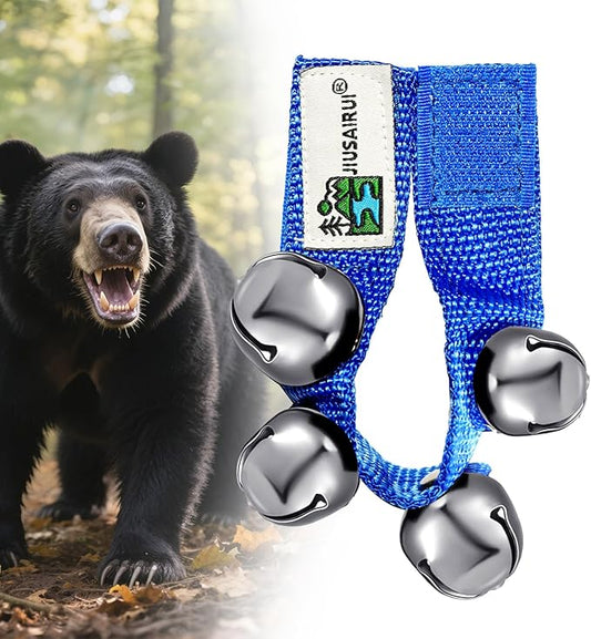 Outdoor Bear Bells for Hiking Safety: Bear Horn to Scare Bears Deterrent Devices for Dogs Biking Fishing Camping Climbing
