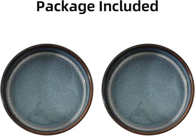 Havniva Cat Bowls Set of Two, 6.1” Ceramic Cat Food and Water Bowls | Cat Food Bowls Whisker Friendly, Non-Slip Base, Food-Grade Ceramic, Wide Opening, Dishwasher Safe, Cat Bowls for Indoor Cats