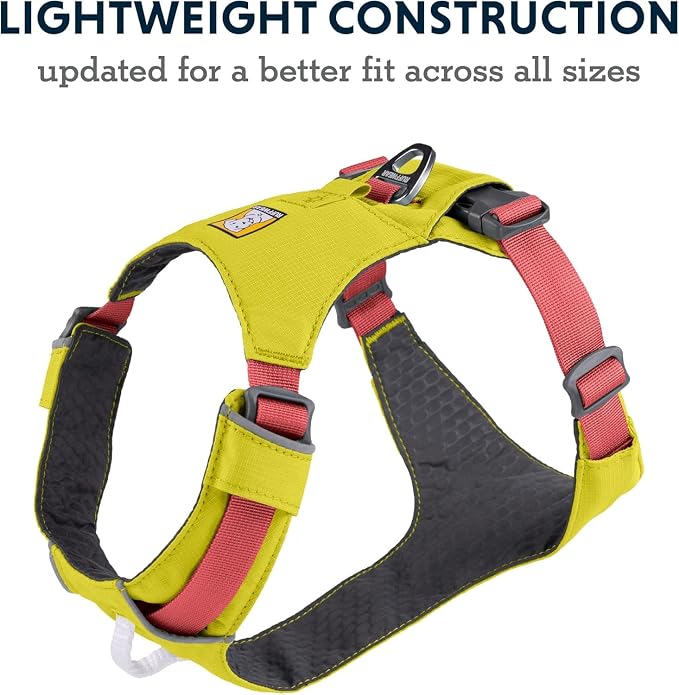 Ruffwear, Hi & Light, Everyday Lightweight Dog Harness, Trail Running, Walking, Hiking, All-Day Wear, Lichen Green, X-Small