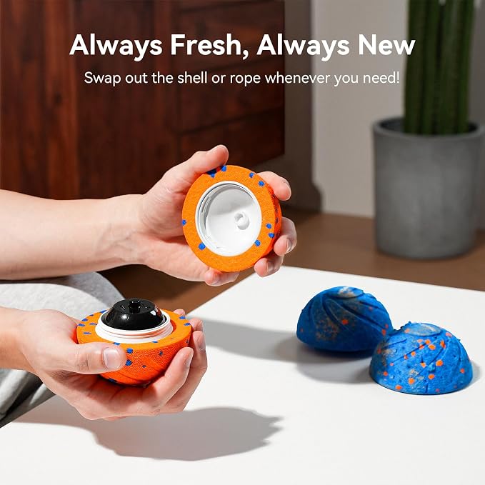 Cheerble Smart Interactive Dog Toy, Wicked Ball AIR, Automatic Moving, Bouncing, and Rotating, E-TPU Material, IPX7 Waterproof Rating, Active Rolling Ball for Puppy, Medium and Large Dogs