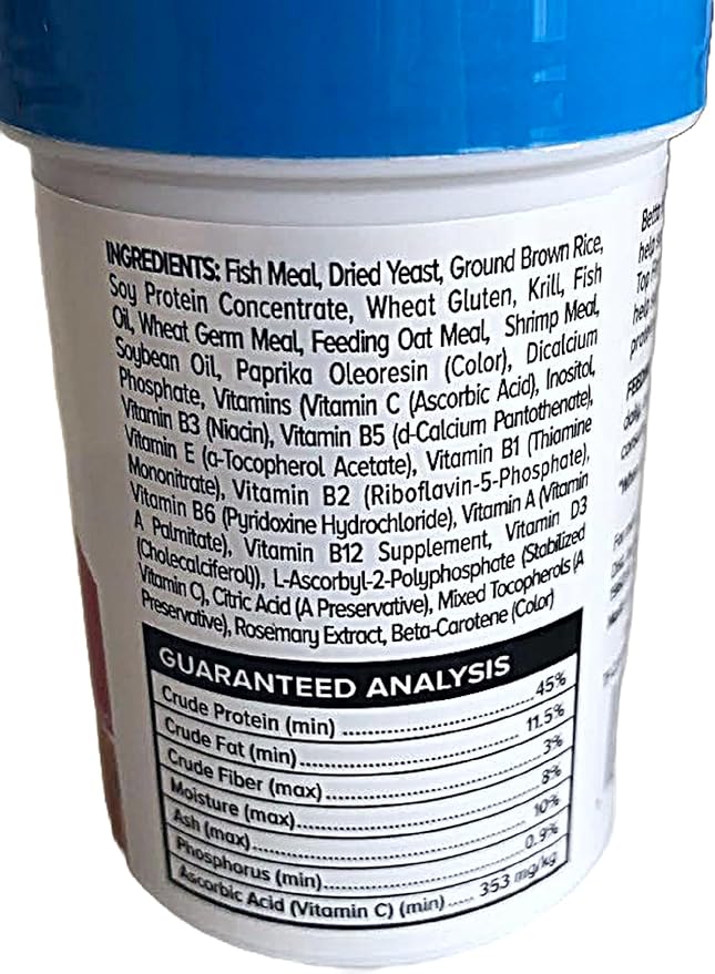 Top Fin Betta Flakes Color-Enhancing 1-0.81ounce (22.9 g) Bottle