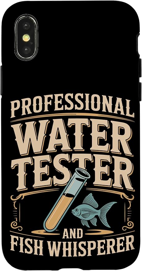 Professional Water Tester and Fish Whisperer Killifish Case for iPhone X/XS