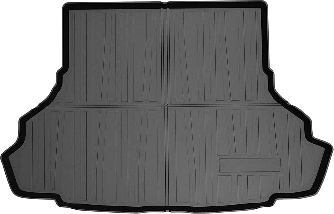 Mixsuper Cargo Liner for 2015-2025 Ford Mustang Coupe (Fits Models Without Subwoofer in Cargo Area) All Weather Trunk Liner Rear Cargo Mat for Mustang Accessories (Not Fit Mach-E)