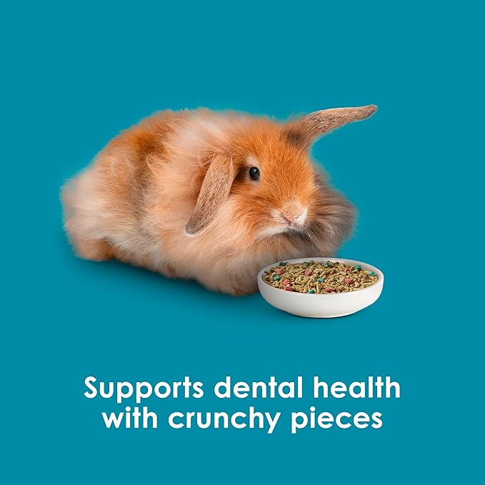 Kaytee Forti-Diet Pro Health Nourish+Protect Adult Rabbit Food, Comprehensive Nutrition Backed by Science, Digestive Health, Immune Support, 20 pounds