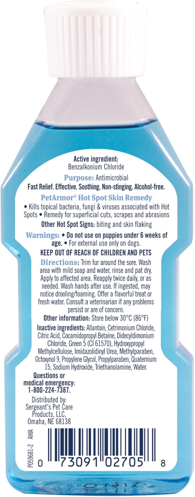 PetArmor Hot Spot Skin Remedy for Dogs, 4 oz (Pack of 2)