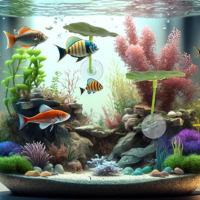 3 Pcs Betta Fish Leaf Hammock Soft Aquarium Decor Plastic Plants Practical Resting Spot Betta Fish Tank Decoration for Sleeping Resting Hiding Playing