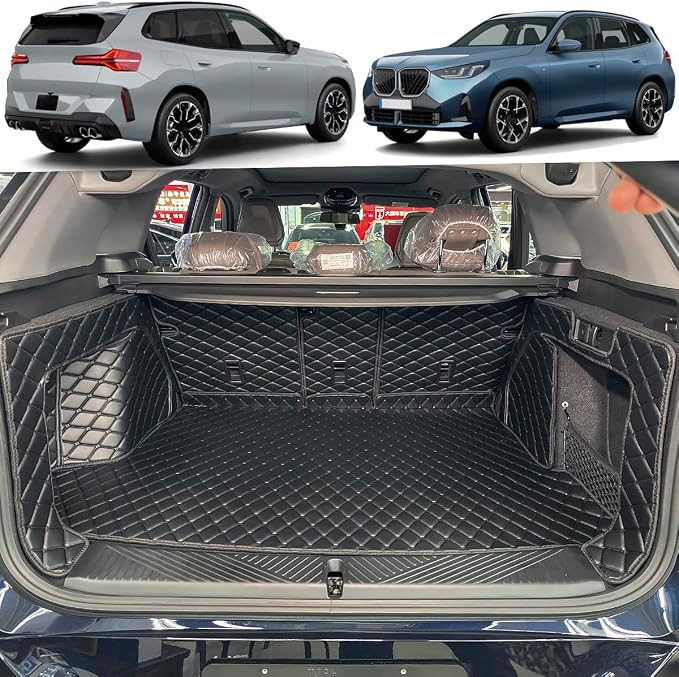 Cargo Mat for 2025-2026 BMW X3 Trunk Mat | Includes Rear Left and Right Side Panels, Cargo Liners