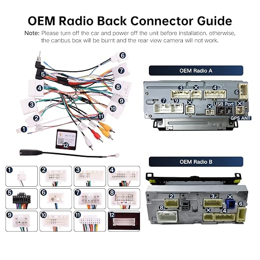16PIN Car Radio Wiring Harness for Toyota Corolla RAV4 Camry 4Runner Tundra Highlander 2014-2018, Aftermarket Stereo Wire Harness with CANBUS Adapter Support JBL, Backup Camera, SWC