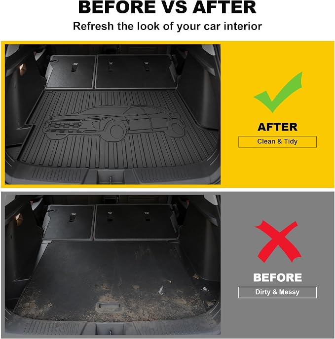 TTX LIGHTING Cargo Liner for 2024 2025 2026 Trax - Custom Fit Trunk Mat for Chevy Trax 2024 2025 2026 - All Weather Protection Waterproof Cargo Tray