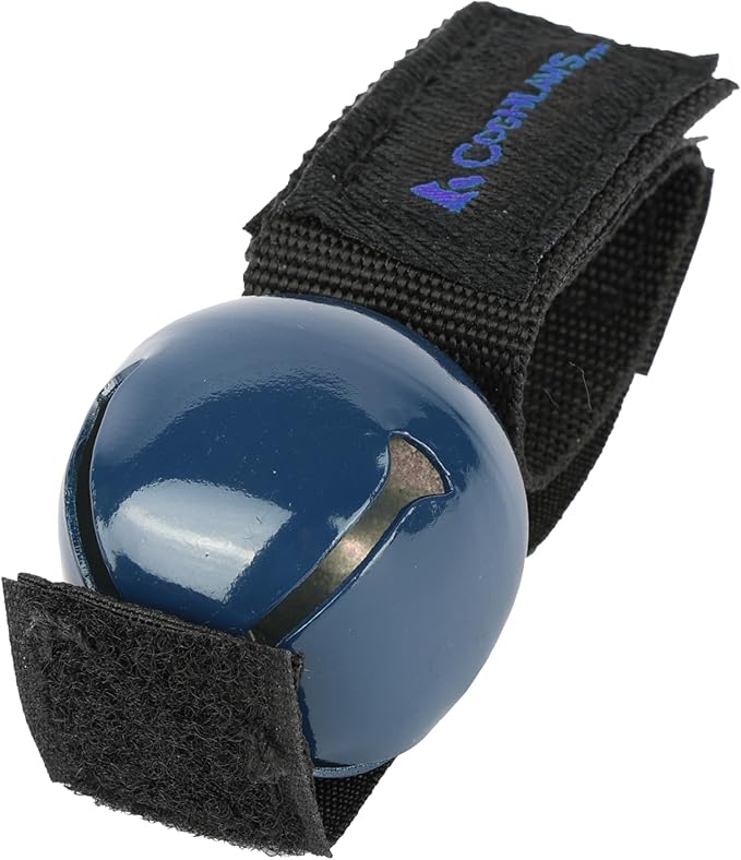 Coghlan's Magnetic Bear Bell with Silencer - Hiking Safety Gear for Wildlife Alert - Blue