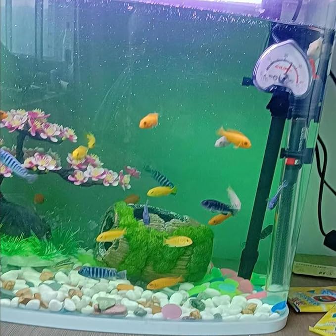 Betta Fish Tank Accessories Decorations, Small Fish Cave Aquarium Hideout, Fish Tank Ornament 5"