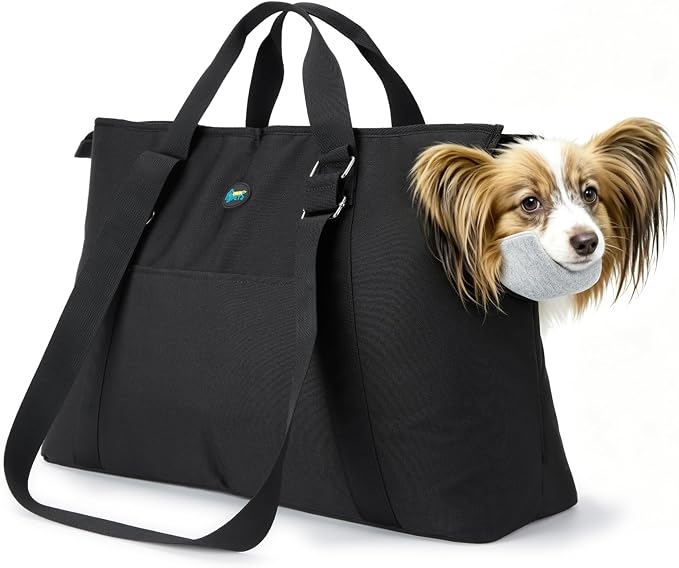 Ownpets Small Dog Pet Purse Carrier for Travel Vet Shopping, Up to14 lbs | small, storage pockets, travel vet shopping, small pets