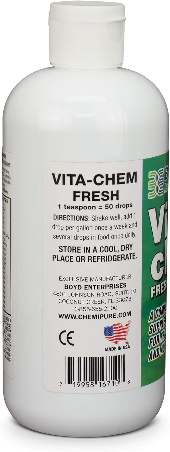Boyd Enterprises ABE16710 Freshwater Vitachem for Aquarium, 16-Ounce,Black