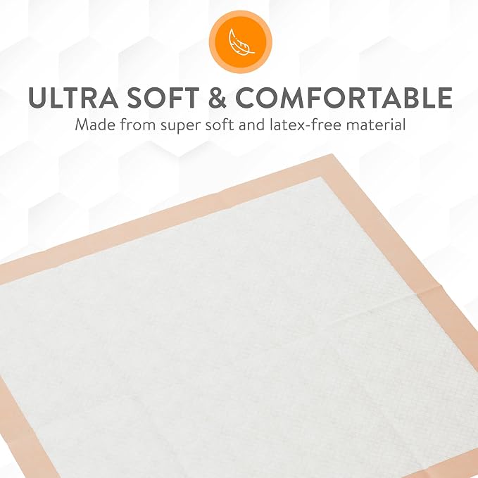 Inspire Extra Large Super Absorbent Disposable Bed Pads for Chronic Incontinence Ultra Thick and Absorbent Bed Pads Disposable Adult | Pee Pads for Adults (30" X 36" Pack of 50)