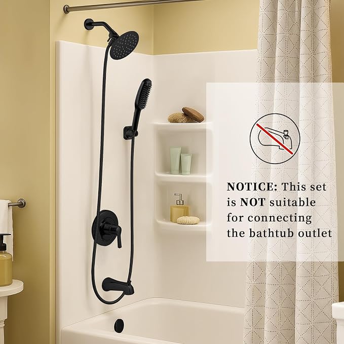 G-Promise 3 Mode Dog Shower Attachment with Pause Mode | High Pressure, Built-In Brush for Wash & Groom, Extra Long Hose, Easy Install, for Indoor & Outdoor Use