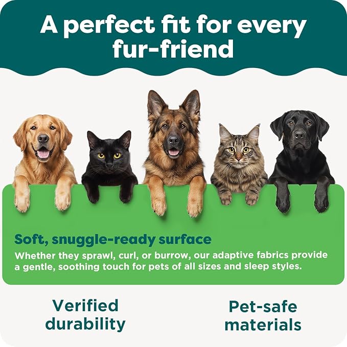 FurHaven Orthopedic Dog Bed for Large Dogs, L-Shaped Chaise Mattress, Egg Crate with a Solid Orthopedic Foam Base for Joint Support, Removable Washable Cover, Jumbo XL, Plush & Velvet, Sable Brown