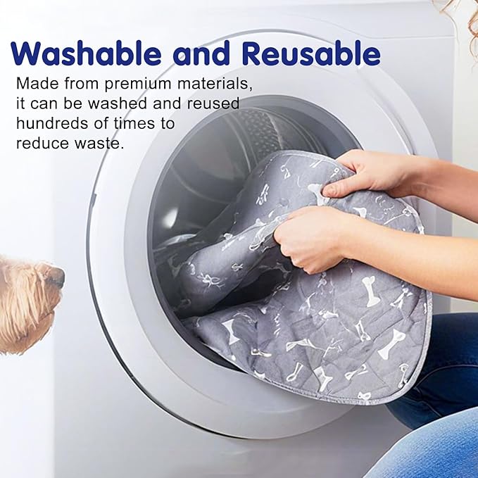 Pee Pads with Pheromones, Elite Pads for Cats, Washable Pee Pads for Dogs, Leak-Proof & Anti-Slip Pet Training Pad for Home & Travel (Brown-A, M: 23.6" × 15.7")