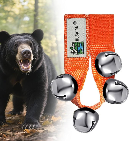 Outdoor Bear Bells for Hiking Safety: Bear Horn to Scare Bears Deterrent Devices for Dogs Biking Fishing Camping Climbing