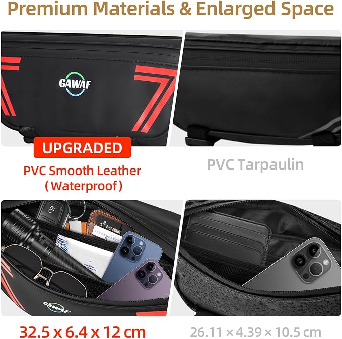Upgrade Motorcycle Handlebar Bag, Universal Waterproof Motorcycle Tool Bag, Bicycle Front Storage Bag Fit for SURRON LIGHT BEE X, S X160, X260, Talaria Sting Segway Electric Dirt Bike