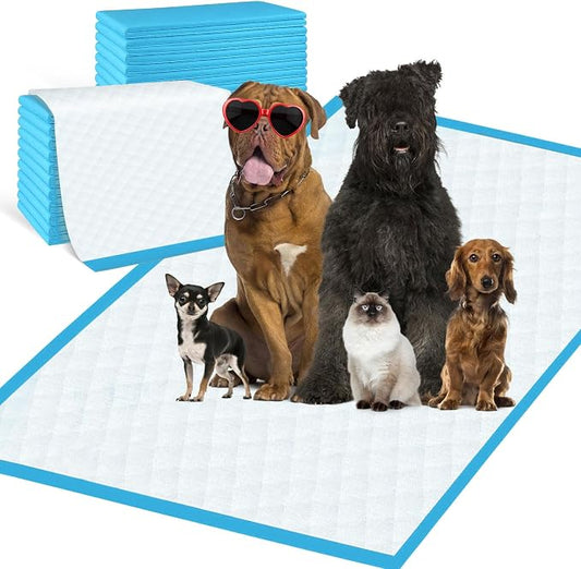 Pee Pads for Dogs XXXL 31"x55",Puppy Pads 40 Count | Extra Large, Disposable Thicken, For Doggie Rabbits, Incontinence Underpads, Ultra Absorbent & Quick-Dry