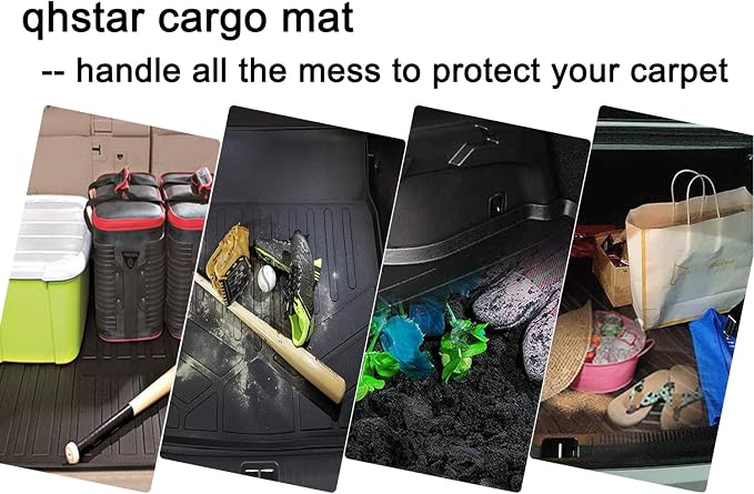 Cargo Liners for 2018-2026 Camry All Weather Rear Floor Trunk Tray Mats | Protector 3D Waterproof Durable Odorless Flexible Black TPO Accessories for Toyota 2018-2026 Camry