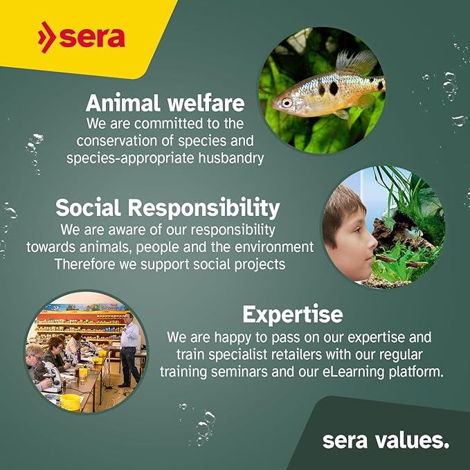 Sera Pond Flakes Fish Food 1.2 lb/3800 ml | Staple Food for Smaller Pond Fish | Rich in Vitamins & Minerals | Balanced Diet for Healthy & Active Fish | for e.g. Goldfish, bitterlings & Juvenile Fish