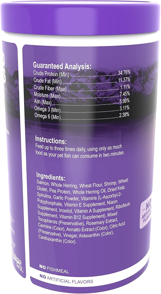 Omega One Cichlid Flakes, 5.3 oz