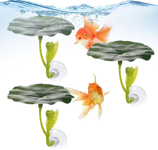 3Pcs Betta Leaf Hammock, Betta Fish Bed Leaf Hammock, Betta Tank Decor, Simulates Natural Habitat, Comfortable and Practical Resting Spot