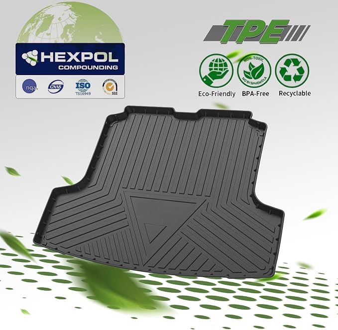 Trunk Mat Compatible with 2019-2026 Nissan Altima Cargo Liner TPE Waterproof Cargo Mat Replacement for 2021 2022 2023 2024 2025 2026 Altima Accessories