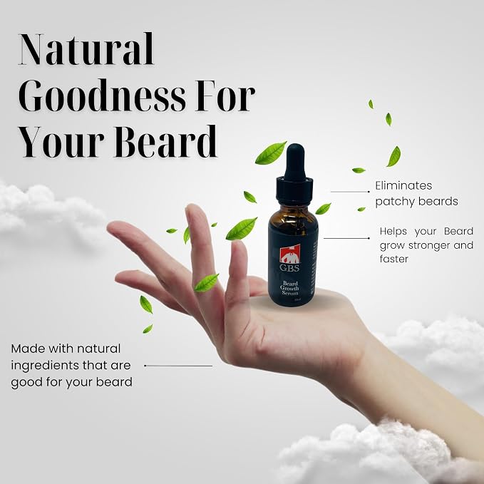 GENTS Beard Care Kit for Men with Faux Leather Travel Bag – Beard Oil, Balm, Boar Bristle Brush, Wooden Comb, Grooming Scissors – Complete Beard Grooming Set (Beard Kit with Travel Bag, 9 Pieces)