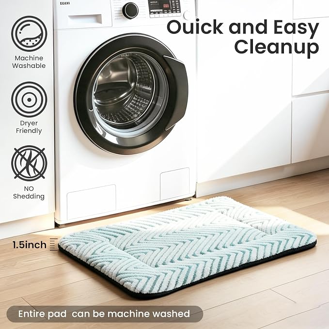 Mora Pets Dog Crate Pad Washable Puppy Dog Bed for Crate Flat Kennel Mat | Soft Dog Cat Bed Mat, Crate Pad for Dog Cages Cozy Sleeping Liner, Dog Pillow Cushion for Small Medium Pets Anti Slip 30 x 19