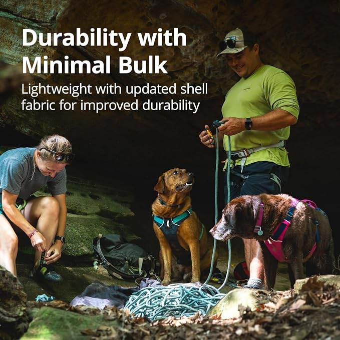 Ruffwear, Flagline Dog Harness, Lightweight and Reflective, No Pull Dog Lift Harness for Hiking, Running and Everyday Use, Alpenglow Pink, Small
