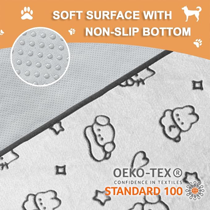 Reusable Puppy Pads, Washable Pee Pads, Leakproof 36"x 36" 2 Pack | High Absorbency Dog Training Pads, Wee Wee Pads With Waterproof Non-Slip Base For Indoor Potty, Crates, Playpen & Senior Dogs