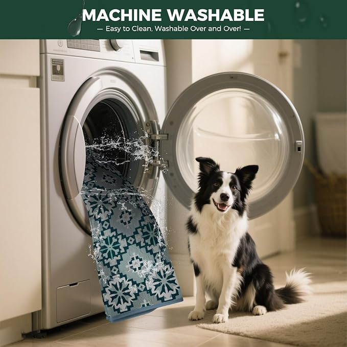 FXW Washable Pee Pads for Dogs, Super Absorbent, 63" Square, 1 Pack | Machine washable, Non-slip backing, Fits 24"H 8-Panel FXW Rollick/Homeplus Playpens