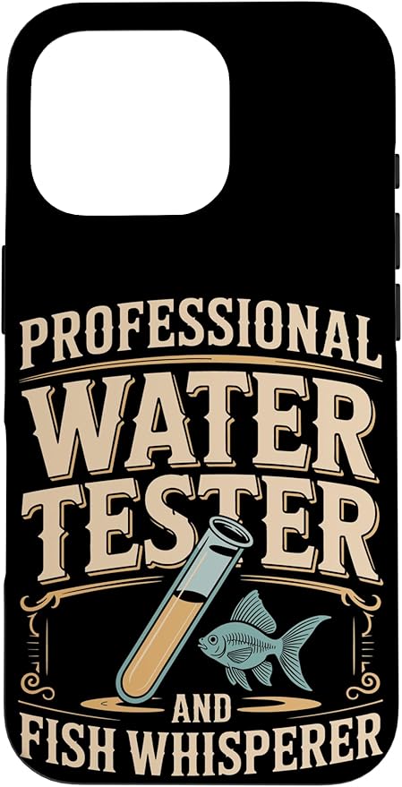 Professional Water Tester and Fish Whisperer Killifish Case for iPhone 16 Pro