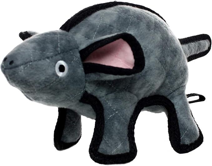 TUFFY® : 2 Pack Mouse Dog Toy: Ultra Durable Plush Toy with Multiple Layers & Reinforced Seams, Washable and Floats, Original Construction