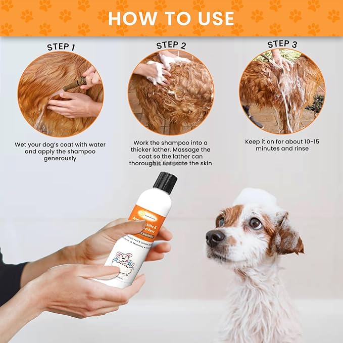 Healthy Paw Life Antiparasitic & Antiseborrheic Dog Shampoo (16 oz)