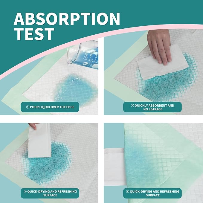 MILDPLUS Disposable Bed Pads for Adults 40"x36" 40 Pack Extra Large | Super Absorbent Underpads for Seniors & Pets, Waterproof Incontinence Pads, Mattress Protector